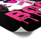 Kanker is een hoeslaken Halloween borstkanker bewu Poster (Hoek)