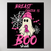 Kanker is een hoeslaken Halloween borstkanker bewu Poster (Voorkant)