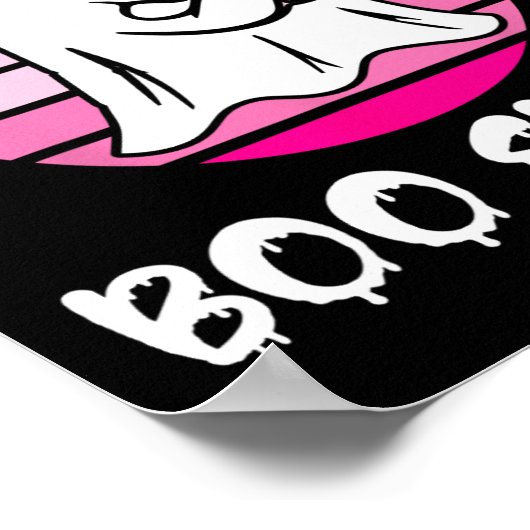 Kanker is een hoeslaken Halloween borstkanker bewu Poster (Hoek)