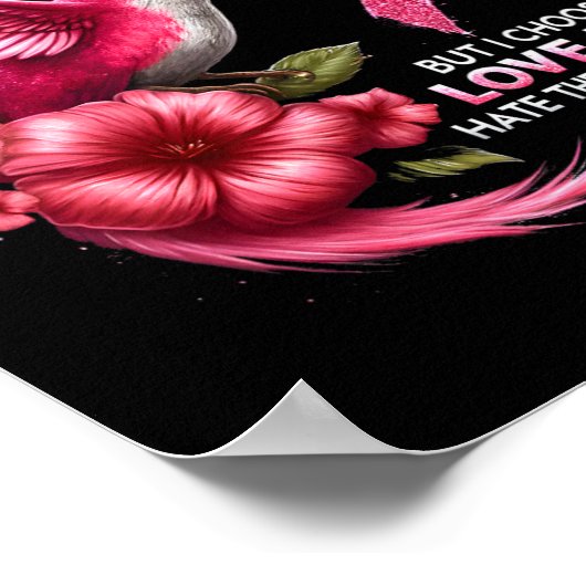 Kanker is een reis die ik nooit had gepland poster (Hoek)