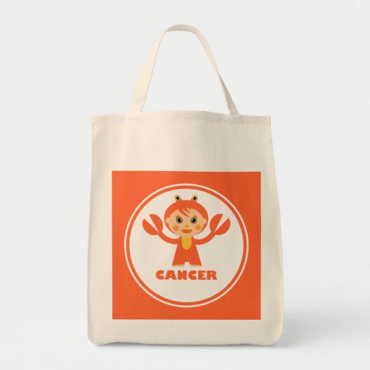 Kanker is mijn zodiale teken tote bag (Voorkant)