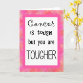 Kanker is moeilijk, maar je bent een hardere kaart (Gele Bloem)