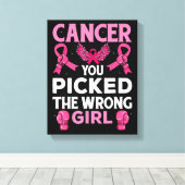 Kanker je hebt de verkeerde handschoenen van het m canvas afdruk (Insitu (Houten vloer))