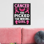 Kanker je hebt de verkeerde handschoenen van het m canvas afdruk (Insitu (Woonkamer))