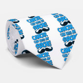 Kanker kan mijn Stache kussen. Stropdas (Opgerold)