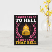 Kanker kan naar de hel gaan, ik heb net die bel ge kaart (Gele Bloem)