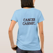 KANKER KAN NIET T-SHIRT (Achterkant)