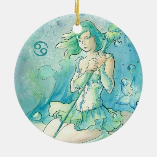 Kanker Keramisch Ornament (Achterkant)