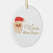 kanker. Kerst Aangepaste #team naam Ornamenten (Rechts)