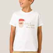 kanker. Kerstmis Aangepaste #team naam Kinder T-Sh T-shirt (Voorkant)