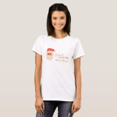 kanker. Kerstmis Aangepaste #team naam Vrouwen T-s T-shirt (Voorkant volledig)