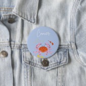 Kanker knop badge ronde button 7,6 cm (In situ)