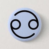 Kanker Knop Ronde Button 5,7 Cm (Voorkant)