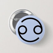 Kanker Knop Ronde Button 5,7 Cm (Voorkant /achterkant)