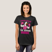 Kanker koos de verkeerde gans grappige borstkanker t-shirt (Voorkant volledig)