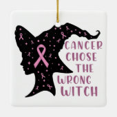 Kanker koos de verkeerde heks keramisch ornament (Achterkant)