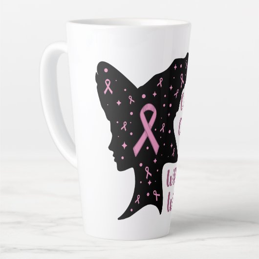 Kanker koos de verkeerde heks latte mok (Linkerhoek)