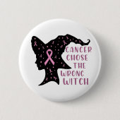 Kanker koos de verkeerde heks ronde button 5,7 cm (Voorkant)