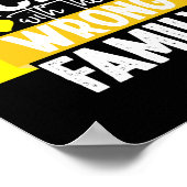 Kanker koos de verkeerde kinderkanker uit de famil poster (Hoek)