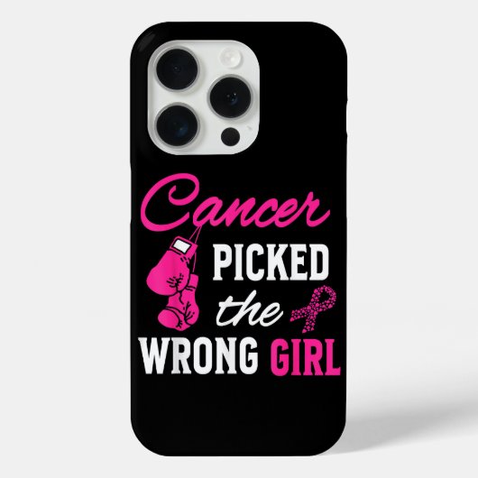 Kanker koos de verkeerde meid bewustzijn Case-Mate iPhone case (Achterkant)