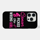Kanker koos de verkeerde meid bewustzijn iPhone hoesje (Achterkant horizontaal)