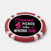 Kanker koos de verkeerde meid bewustzijn poker chips (Enkel)