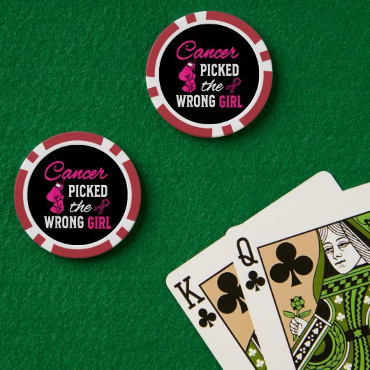 Kanker koos de verkeerde meid bewustzijn poker chips (Pokertafel (Dubbel))