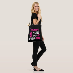 Kanker koos de verkeerde meid bewustzijn tote bag