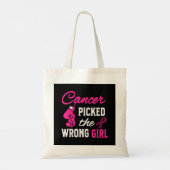 Kanker koos de verkeerde meid bewustzijn tote bag (Achterkant)