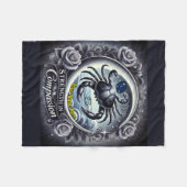 Kanker "Kracht in Mededogen" Fleece Deken (Voorkant (Horizontaal))