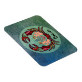 Kanker Kreeft Retro Badge Magneet (Rechterzijde)