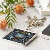 Kanker Kreeft Sterrenbeeld Astrologie Hemels Verja Sleutelhanger (Zijkant)