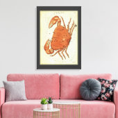 Kanker Kreeft Vintage Constellatie, Urania's Spieg Canvas Afdruk (Insitu (Woonkamer))