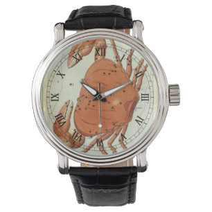 Kanker Kreeft Vintage Constellatie, Urania's Spieg Horloge