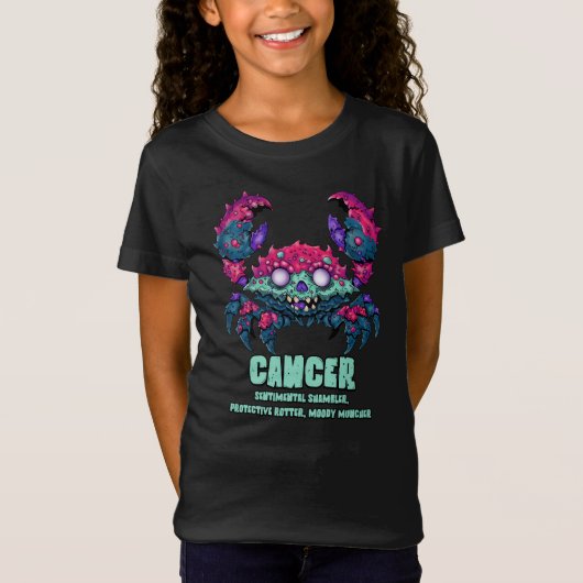 Kanker Kreeft Zombie T-shirt (Voorkant)