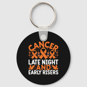 Kanker laat in de nacht en vroege vogels - wereldk sleutelhanger