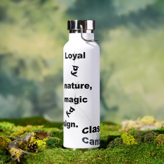 Kanker leuk en inspirerend ontwerp voor dagelijks waterfles
