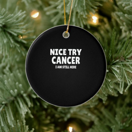 Kanker: Leuke poging Kanker Keramisch Ornament (Boom)