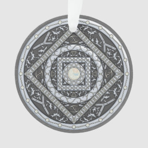 Kanker Mandala Acryl Ornament