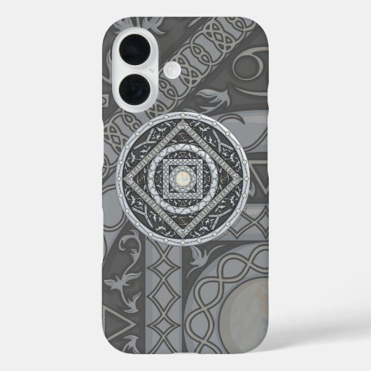 Kanker Mandala Hoesje-Mate Telefoon Case (Achterkant)
