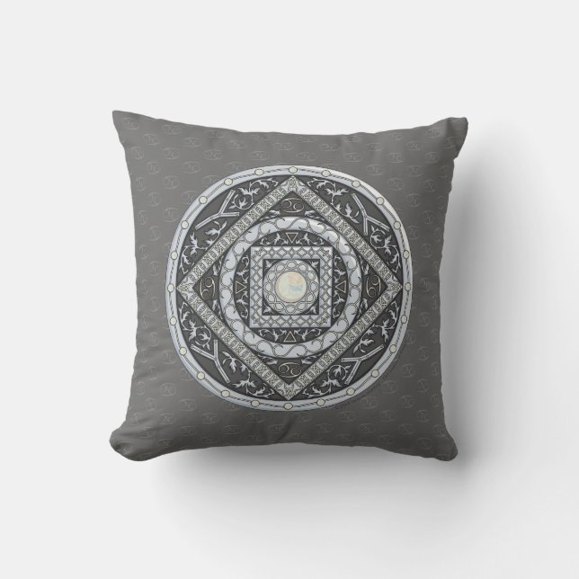 Kanker Mandala Kussen (Voorkant)