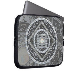 Kanker Mandala Laptop Hoesje Sleeve