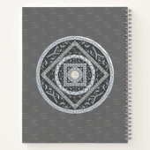 Kanker Mandala Spiraal Notebook Notitieboek (Achterkant)
