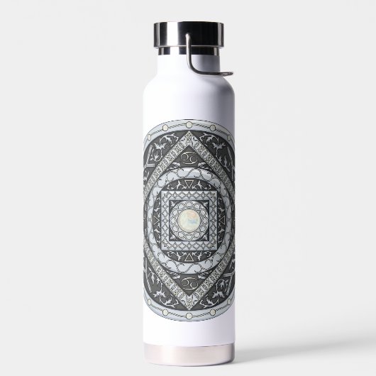 Kanker Mandala Waterfles (Links)