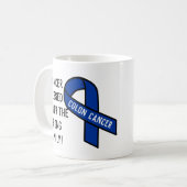 Kanker met de verkeerde familie (dubbelpunt) koffiemok (Voorkant links)