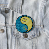 Kanker & Metaal Draak Ronde Button 7,6 Cm (In situ)