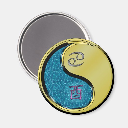 Kanker & Metaal Haan Magneet (Voorkant / Achterkant)