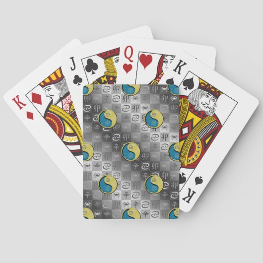 Kanker & Metaal Konijn Pokerkaarten (Achterkant)