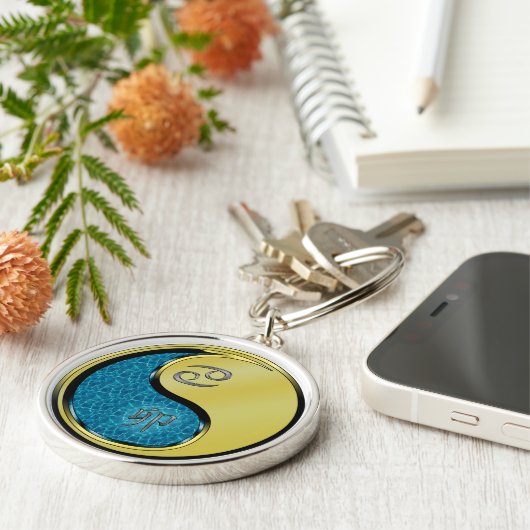 Kanker & Metaal Konijn Sleutelhanger (Zijkant)