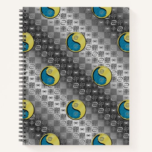 Kanker & Metaal Konijn Spiraal Notebook Notitieboek (Voorkant)